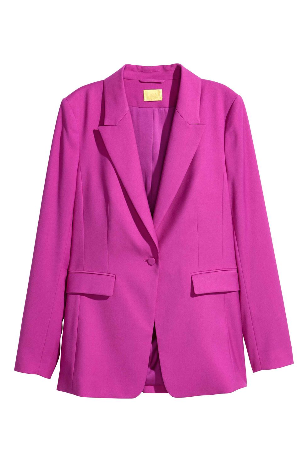 Clothing, Outerwear, Blazer, Jacket, Pink, Magenta, Sleeve, Purple, Violet, Suit, 