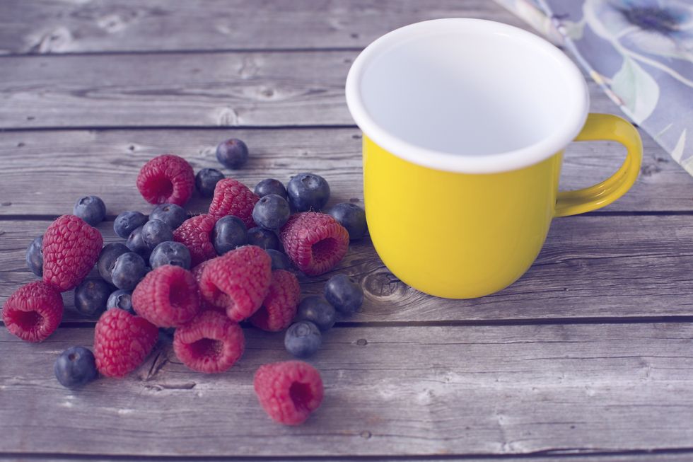 Berry, Food, Fruit, Smoothie, Superfood, Blackberry, Raspberry, Still life photography, Cup, Plant, 