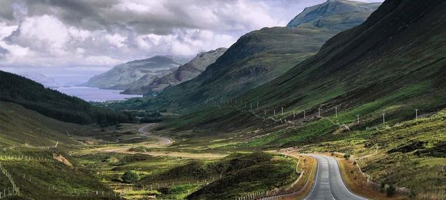 Highland, Mountainous landforms, Mountain, Mountain pass, Nature, Natural landscape, Valley, Road, Hill, Fell, 