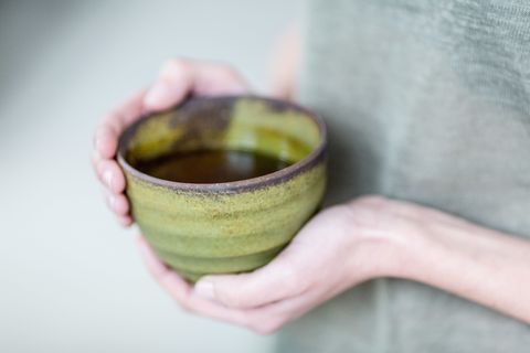 Matcha, Cup, Green, Cup, Hand, earthenware, Pottery, Finger, Teacup, Drink, 