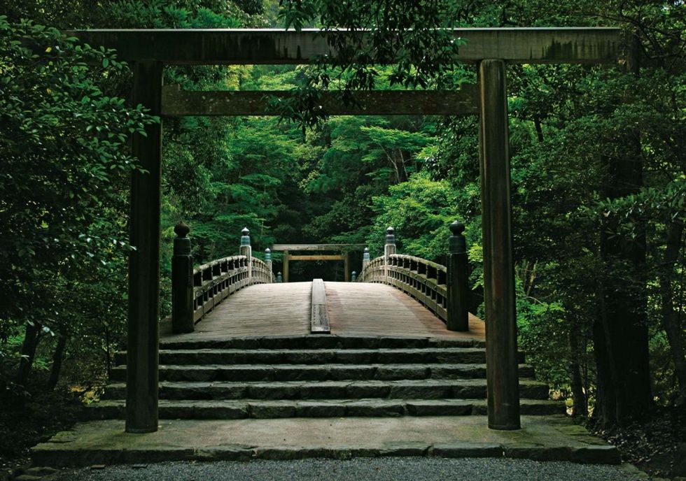 Jardines japoneses:  Gran Santuario de Ise, Ise Jingu