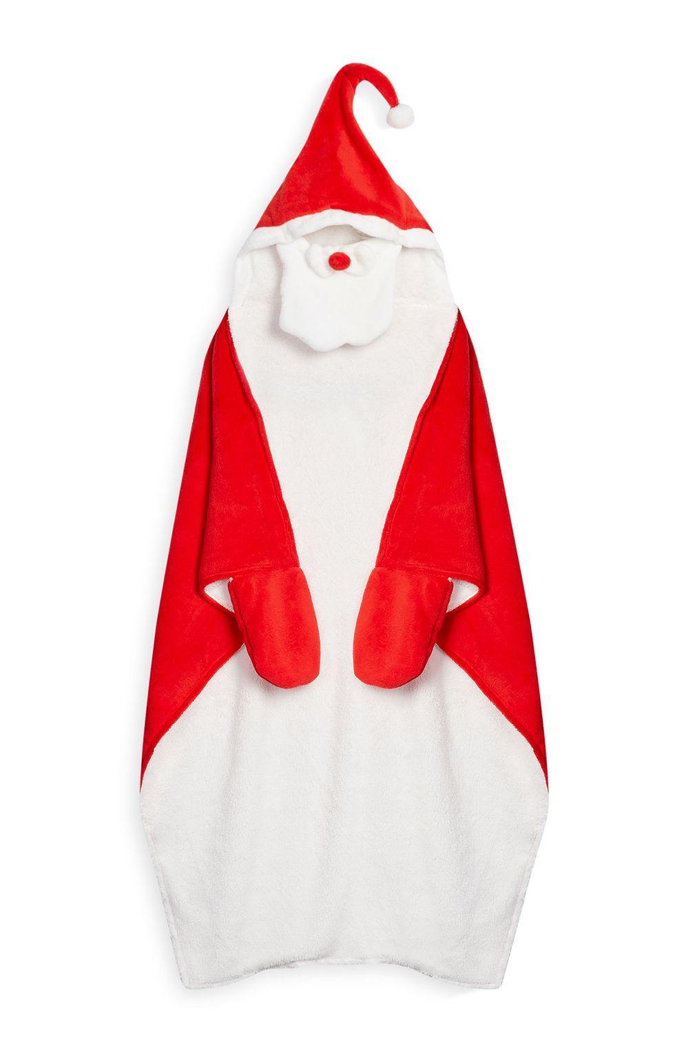 Santa claus, Red, Clothing, Outerwear, Fictional character, Sleeve, Hood, Costume, 