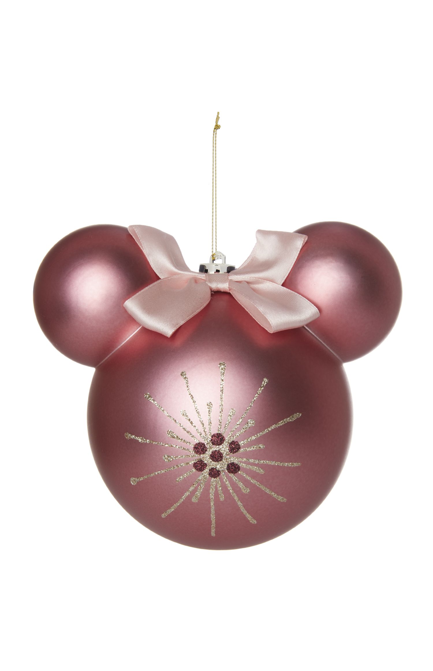 Nuevo Y En Caja Primark Disney Mickey /& Minnie Mouse 4 árbol de Navidad Decoraciones bolas.