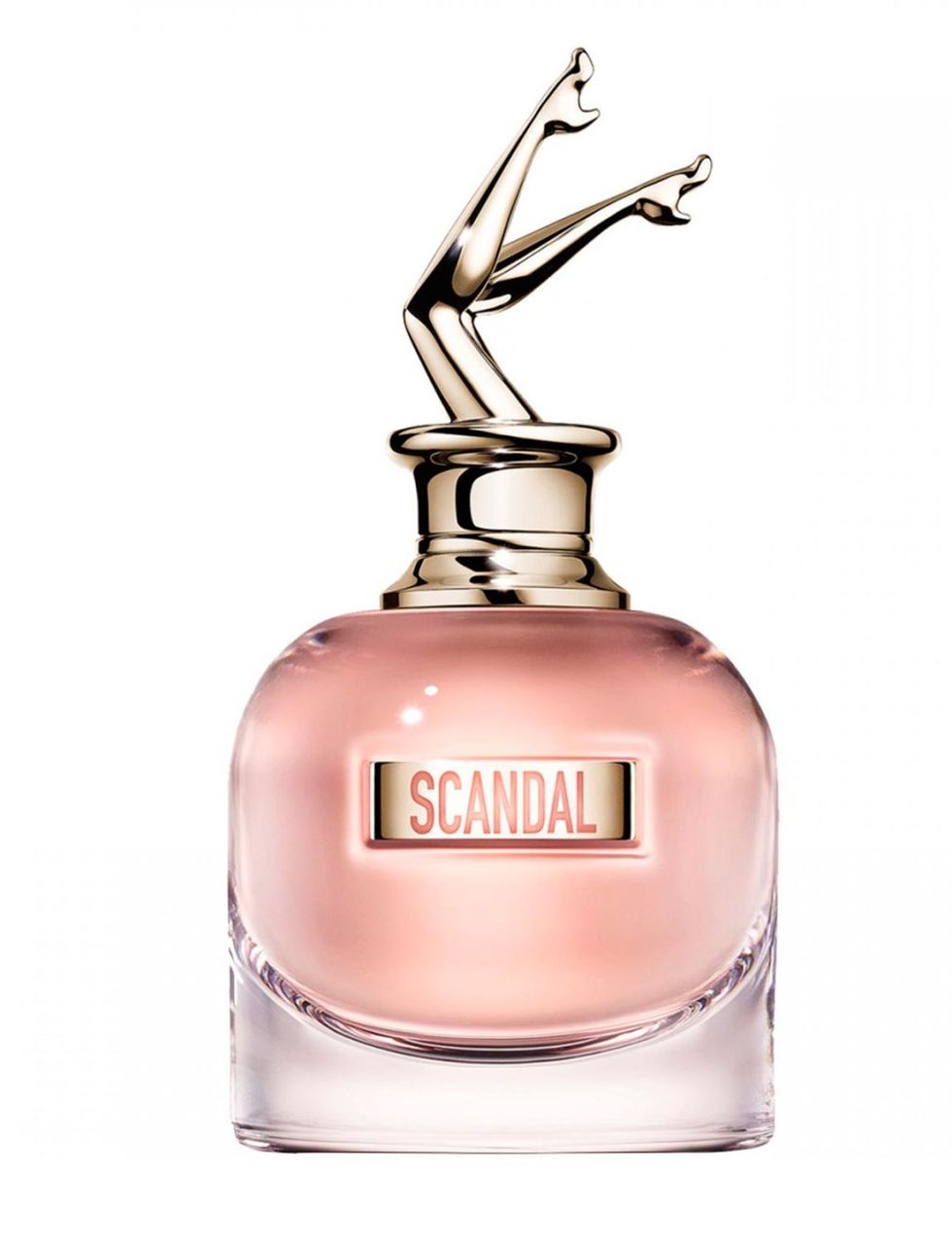 Perfume, Product, Cosmetics, Liquid, Bottle, Peach, Hand, Fluid, Glass bottle, Metal, 