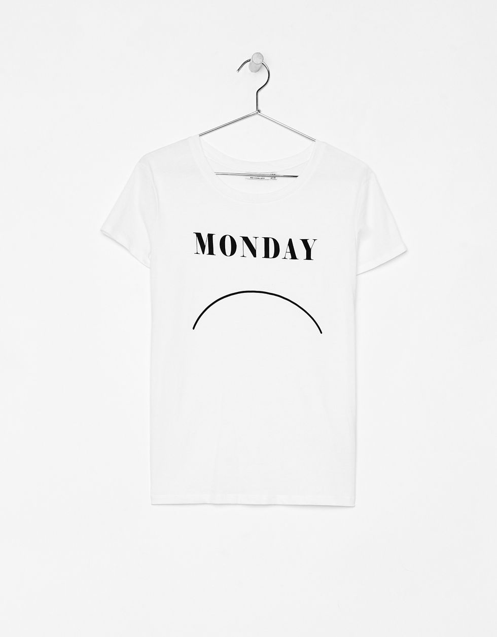 White, T-shirt, Clothing, Product, Text, Font, Sleeve, Top, Logo, Active shirt, 