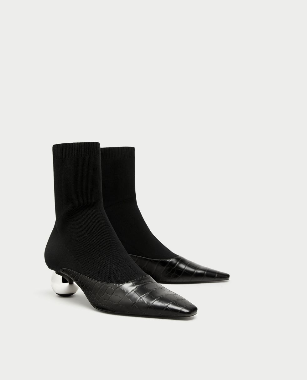 Footwear, Black, Shoe, Boot, Leather, Knee-high boot, Suede, High heels, 