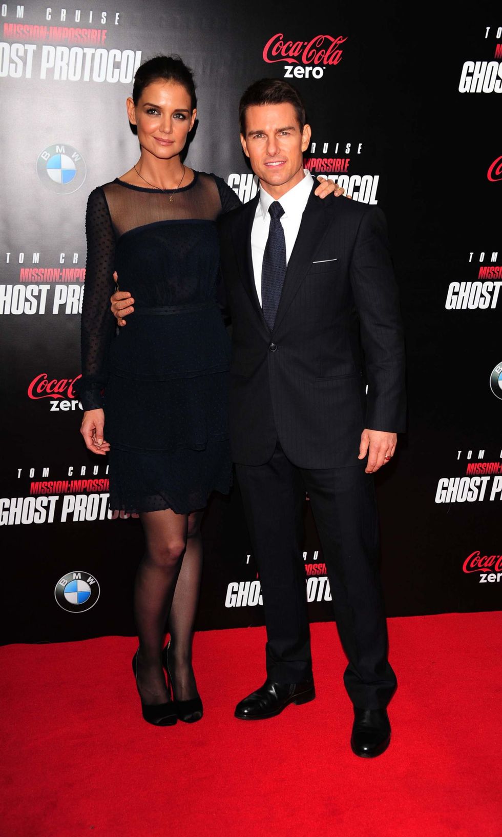 Actors Tom Cruise and Katie Holmes at the "Mission Impossible: Ghost Protocol" Premiere in New York&#xA;19/12/2011