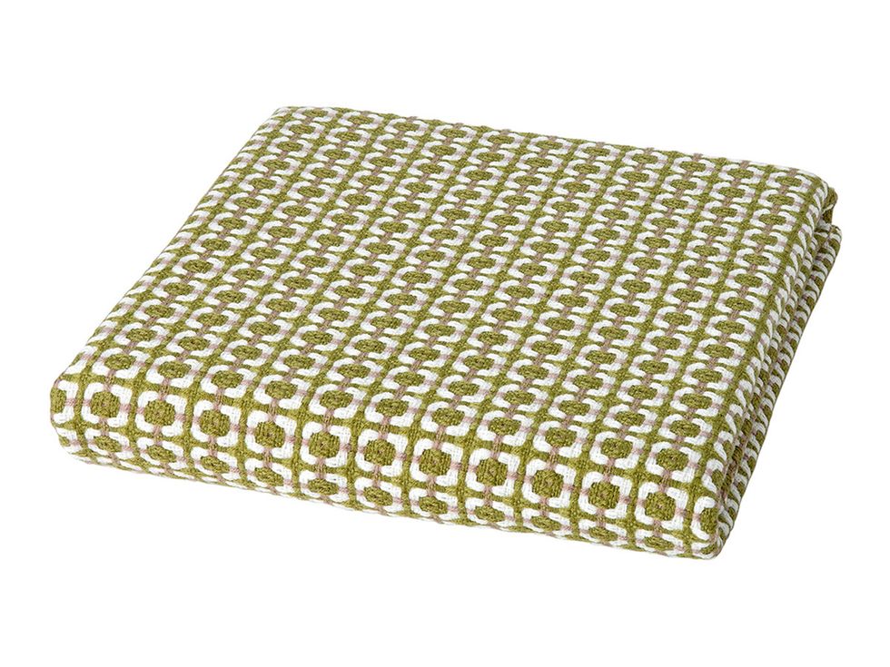 Yellow, Rectangle, Textile, Beige, Pattern, Furniture, Linens, 