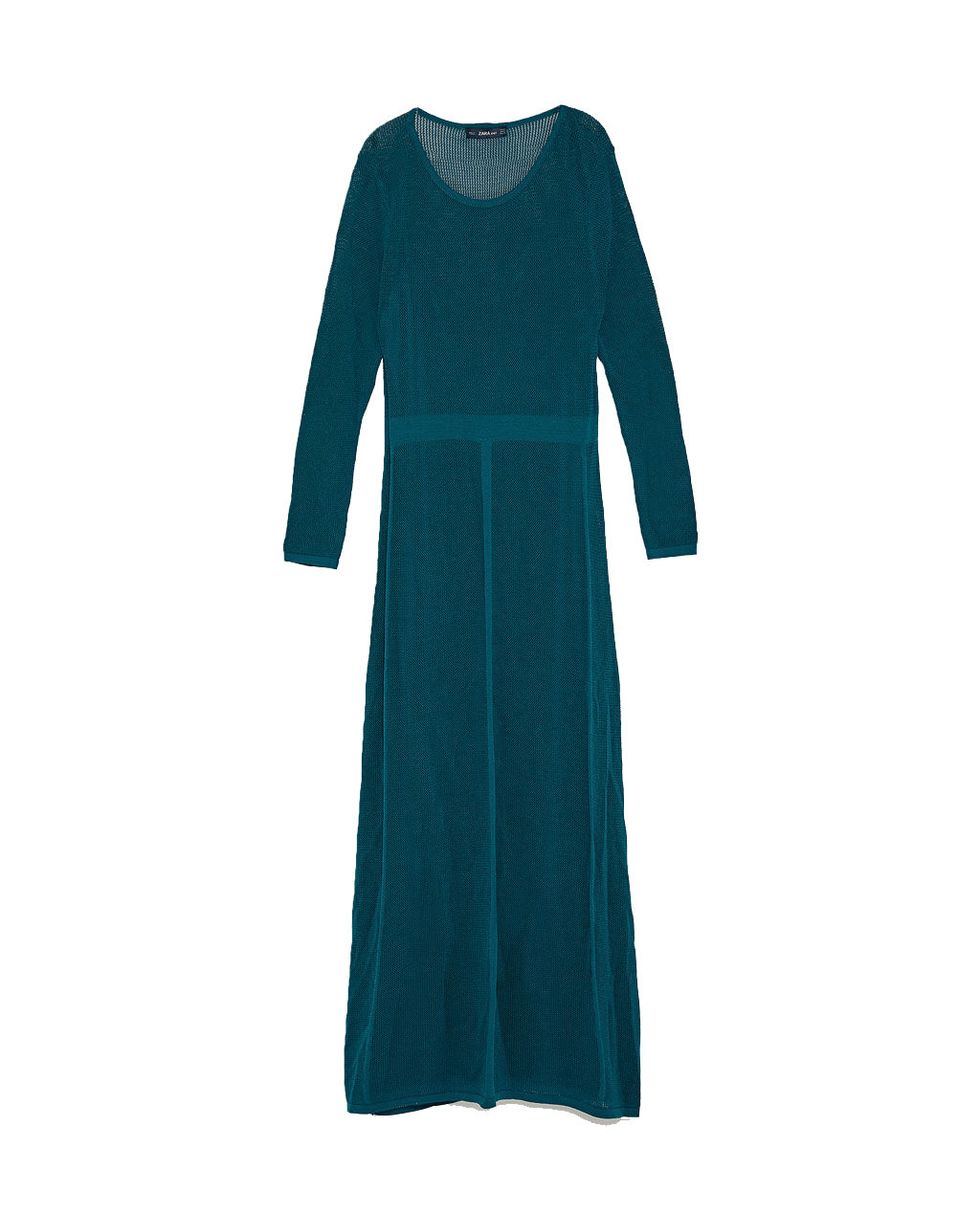 Clothing, Dress, Day dress, Turquoise, Green, Blue, Teal, Sleeve, Aqua, Cocktail dress, 