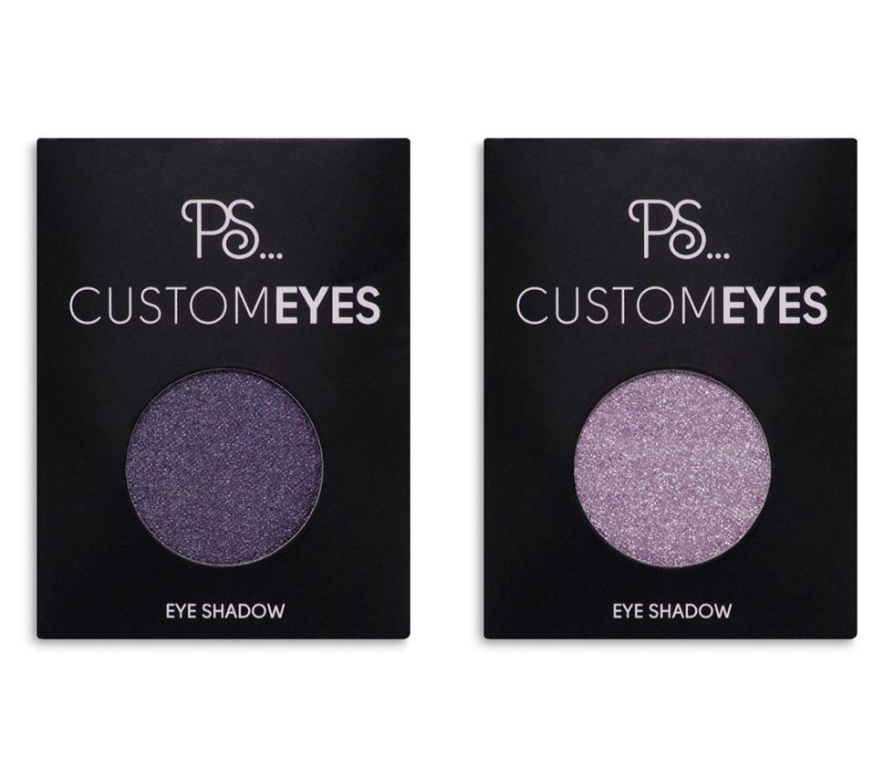 Eye shadow, Violet, Eye, Text, Product, Purple, Beauty, Organ, Cosmetics, Font, 