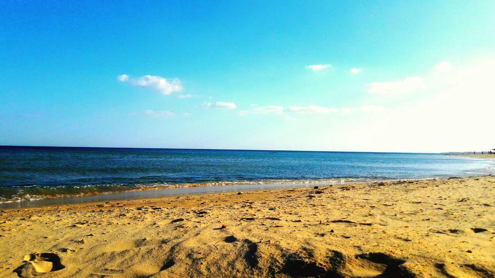 Sky, Body of water, Sea, Beach, Horizon, Shore, Ocean, Blue, Coast, Water, 