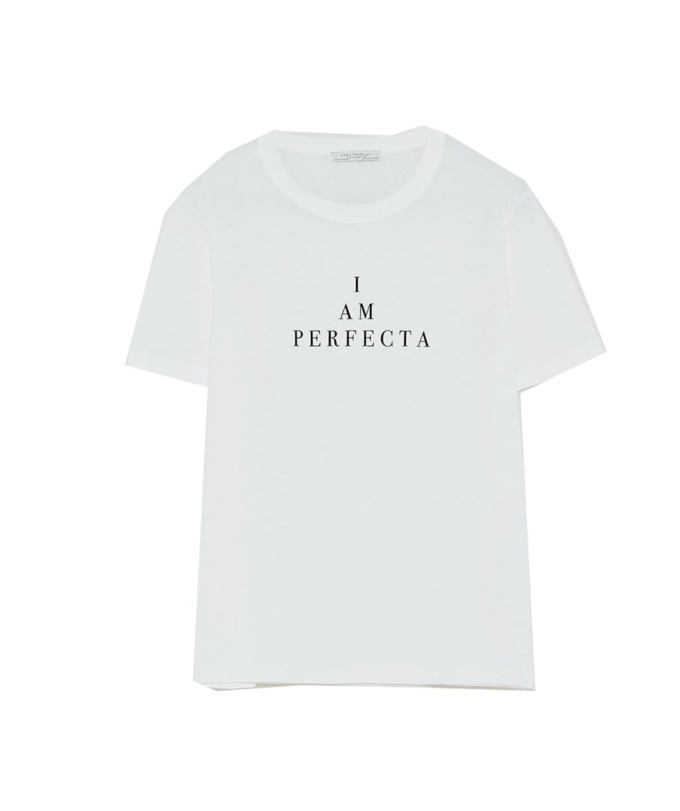 T-shirt, White, Clothing, Product, Text, Sleeve, Top, Font, Active shirt, Logo, 