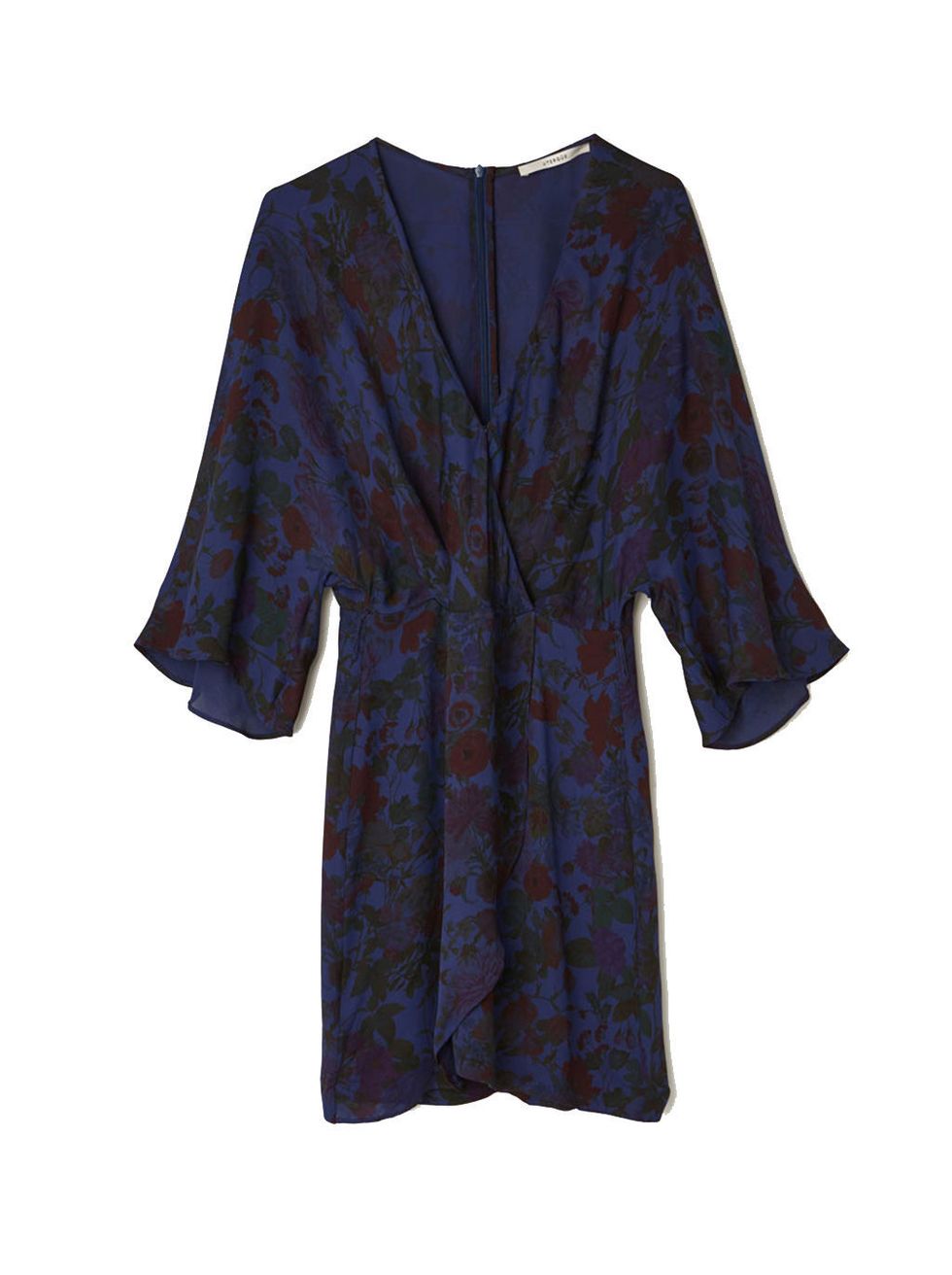 Clothing, Blue, Sleeve, Robe, Purple, Outerwear, Costume, Kimono, Blouse, Electric blue, 