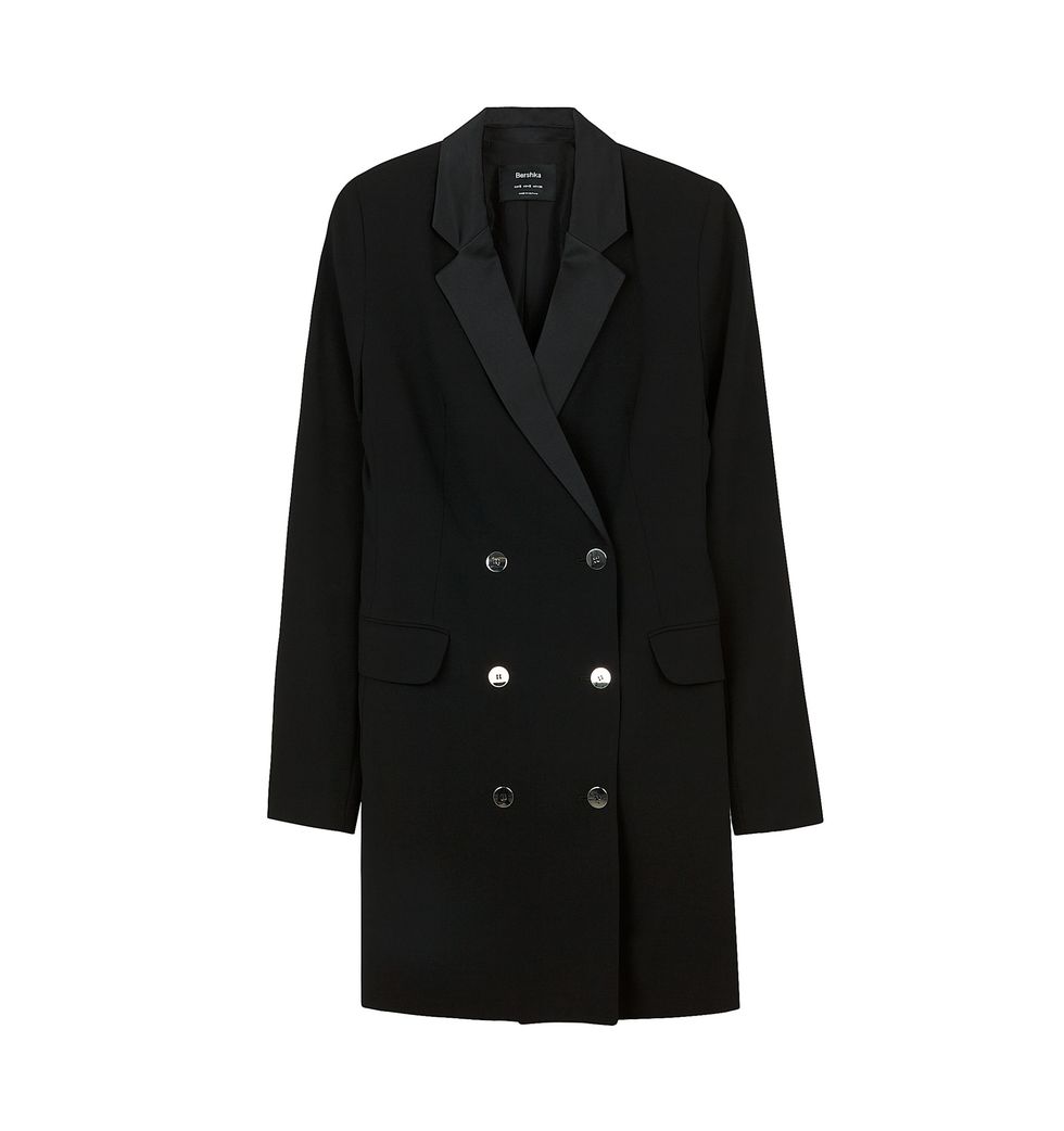 Clothing, Outerwear, Black, Coat, Overcoat, Jacket, Sleeve, Collar, Blazer, Formal wear, 