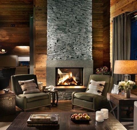 Living room, Room, Interior design, Fireplace, Furniture, Hearth, Property, Wall, Brown, Home, 