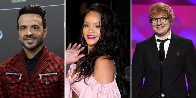 Spotify 2017 Luis Fonsi Rihanna Ed Sheeran