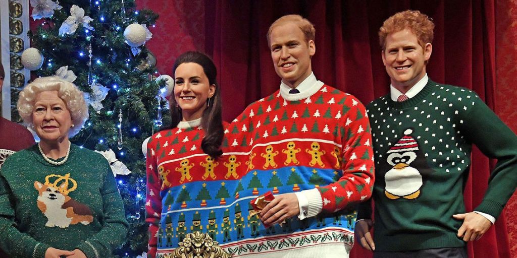 Pulido Árbol de tochi Silenciosamente Sí, la familia real británica también utiliza jerseys navideños