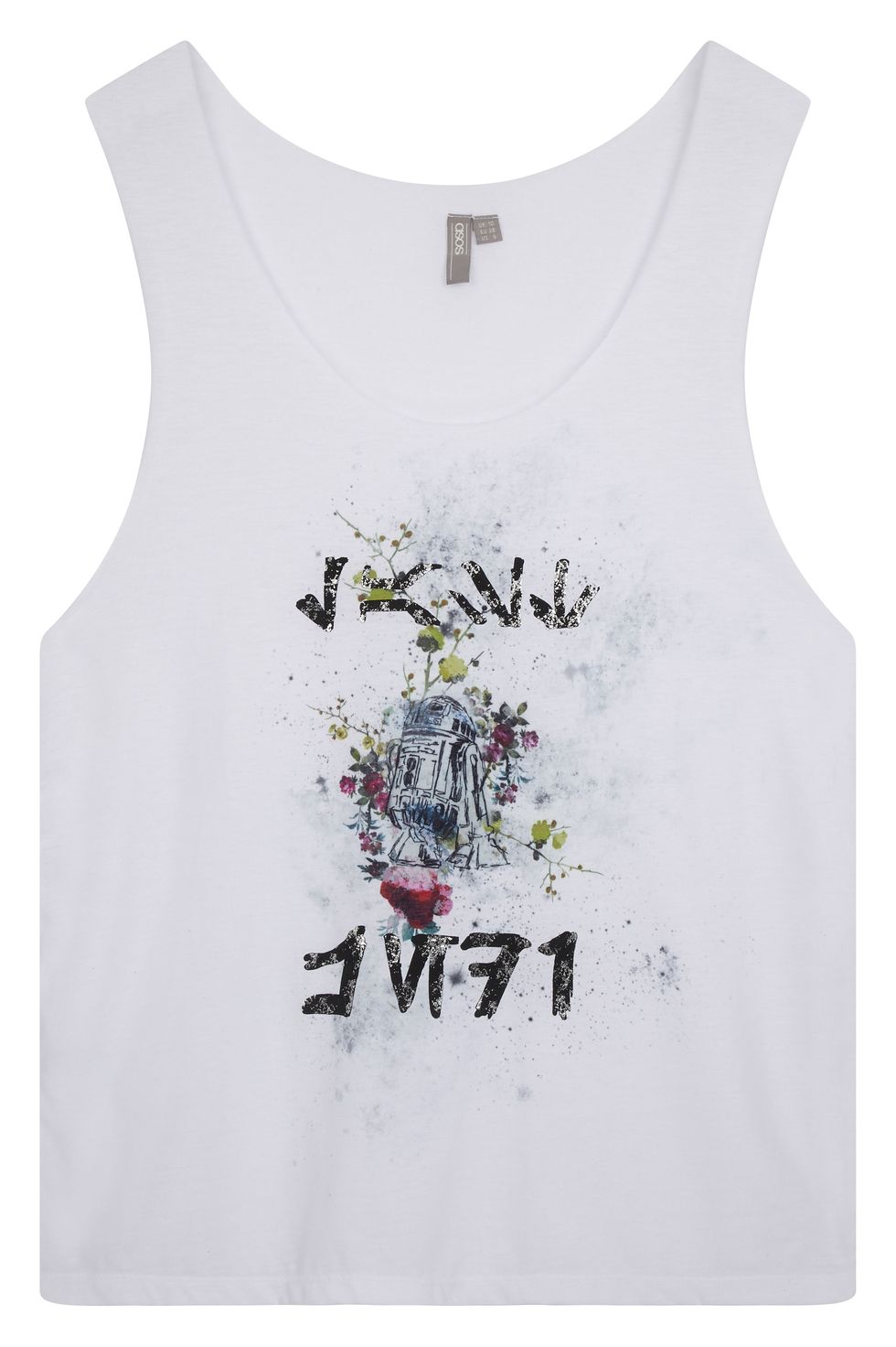 White, Clothing, T-shirt, Product, Top, Sleeveless shirt, Outerwear, Font, Sleeve, Vest, 