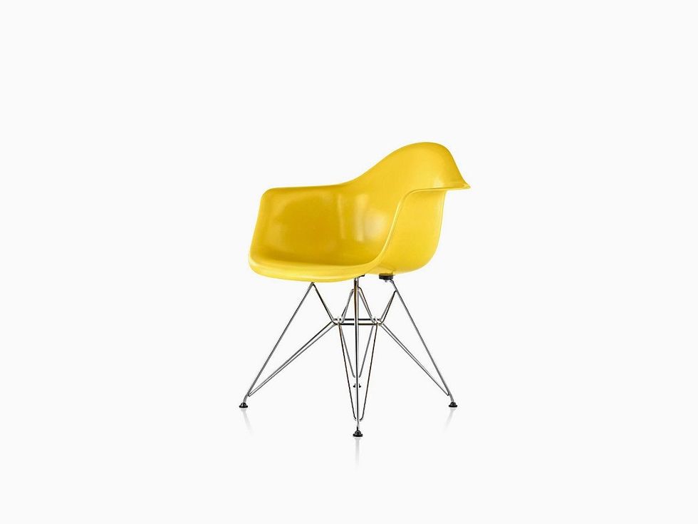 Yellow, Chair, Furniture, Plastic, 
