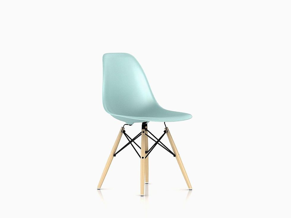 Chair, Furniture, Turquoise, Azure, Plastic, Material property, Turquoise, 