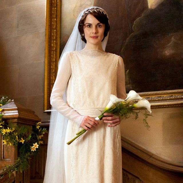 los mejores vestidos de novia de la televisión downton abbey