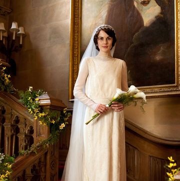 los mejores vestidos de novia de la televisión downton abbey