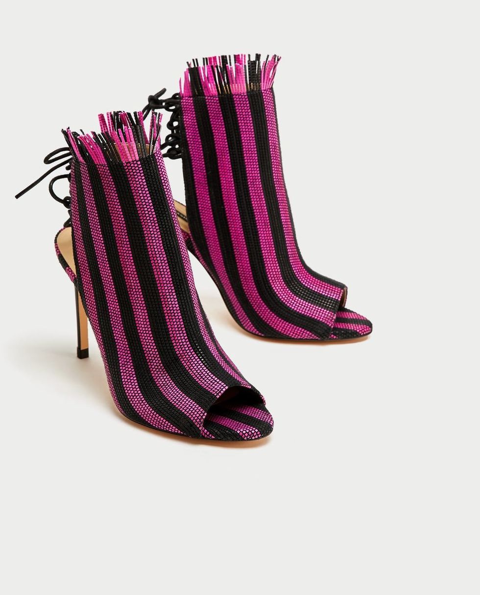 Footwear, Violet, Pink, Magenta, Purple, Shoe, High heels, Fashion accessory, Boot, 