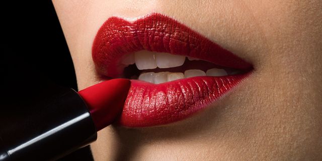 Lip, Red, Lipstick, Mouth, Cosmetics, Lip gloss, Beauty, Pink, Close-up, Cheek, 