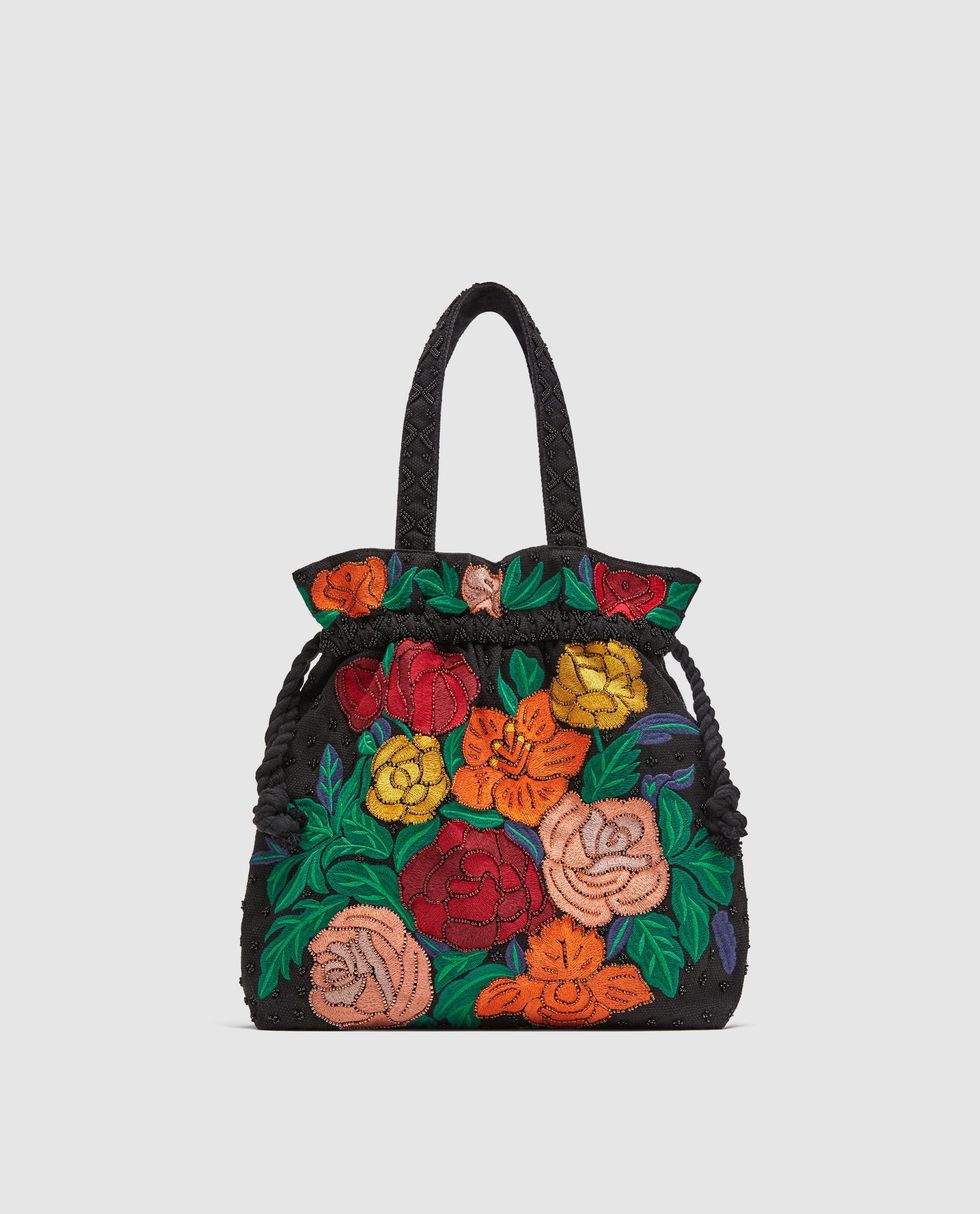 Handbag, Bag, Green, Red, Fashion accessory, Orange, Tote bag, Shoulder bag, Luggage and bags, Plant, 