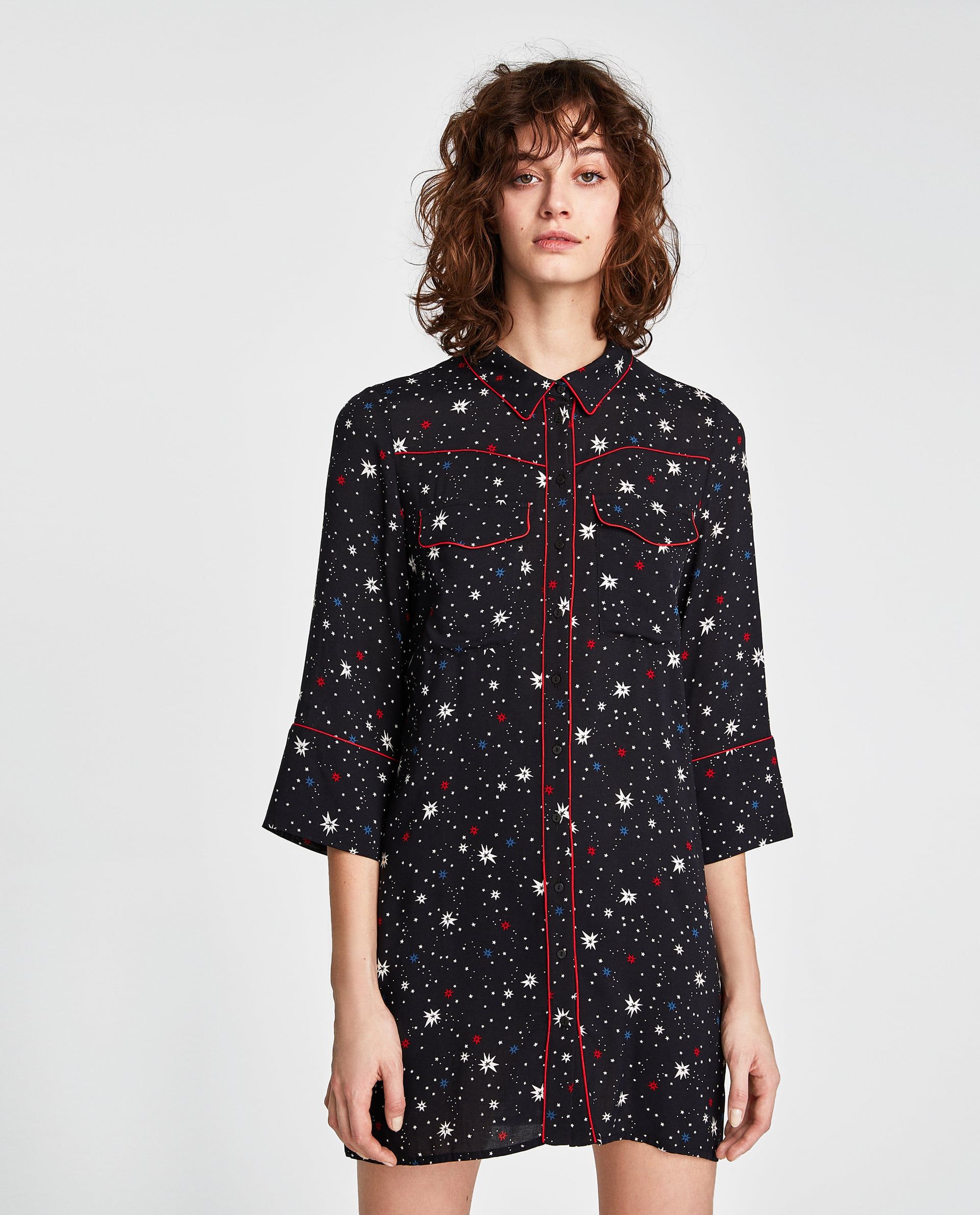 Vestido estrellas outlet zara