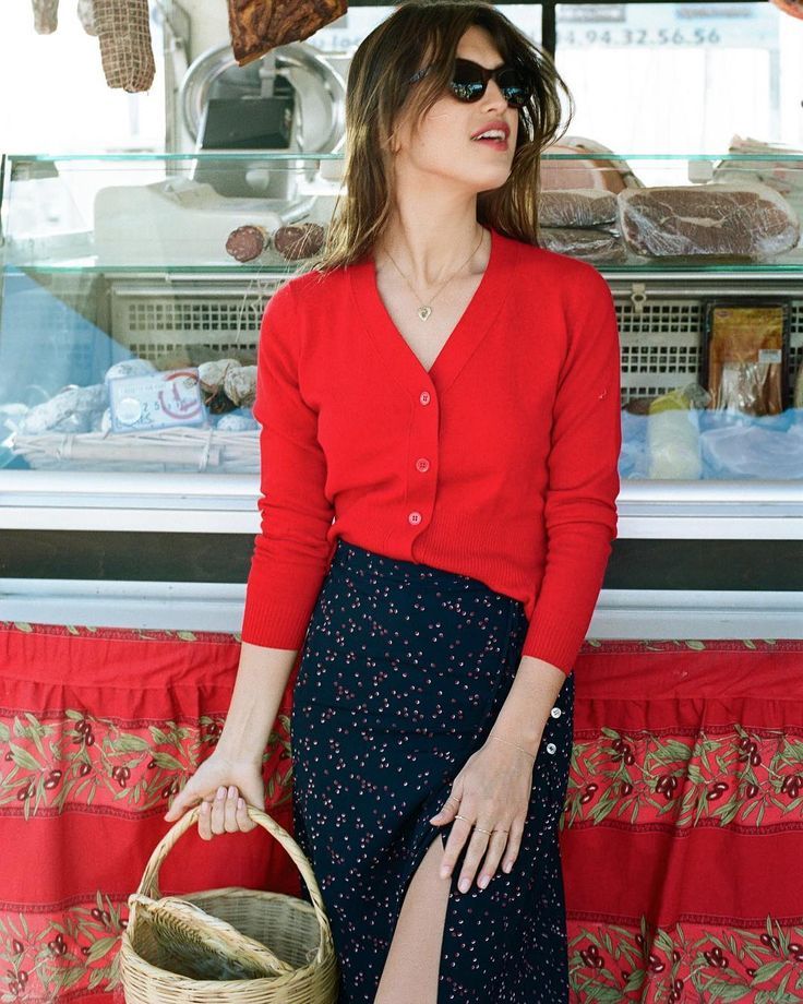 Clothing, Red, Outerwear, Fashion, Sleeve, Neck, Waist, Cardigan, Pattern, Room, 