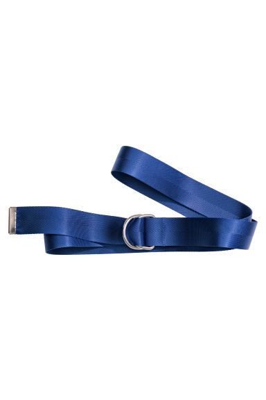 Belt, Blue, Cobalt blue, Fashion accessory, Electric blue, Leather, Ribbon, Strap, Buckle, Rectangle, 