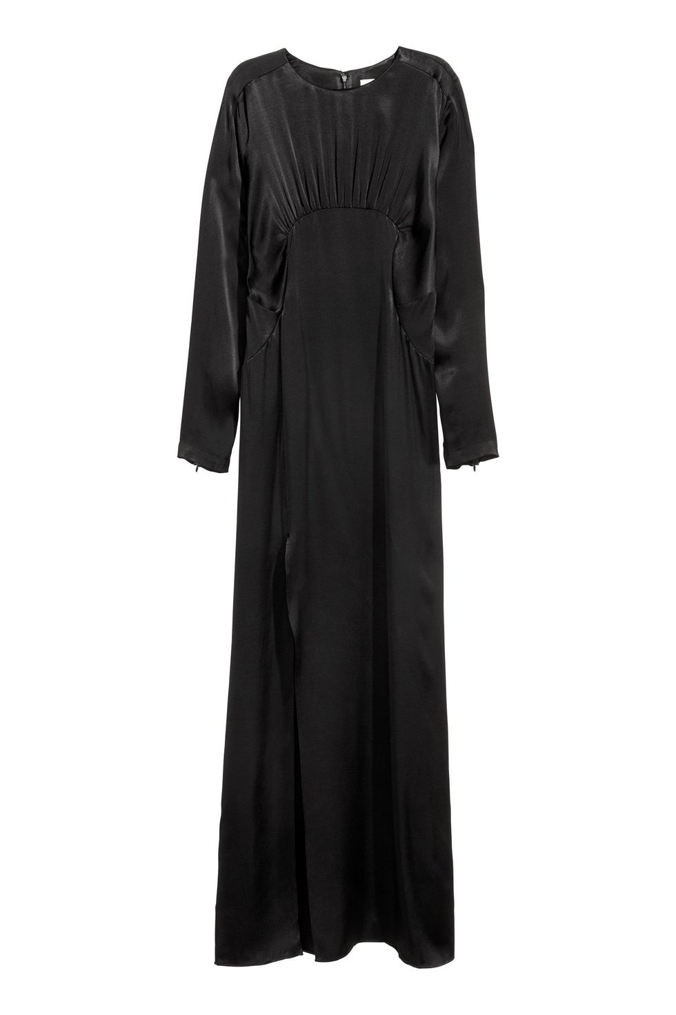 Clothing, Black, Dress, Sleeve, Day dress, Robe, Nightwear, Outerwear, Little black dress, Cocktail dress, 