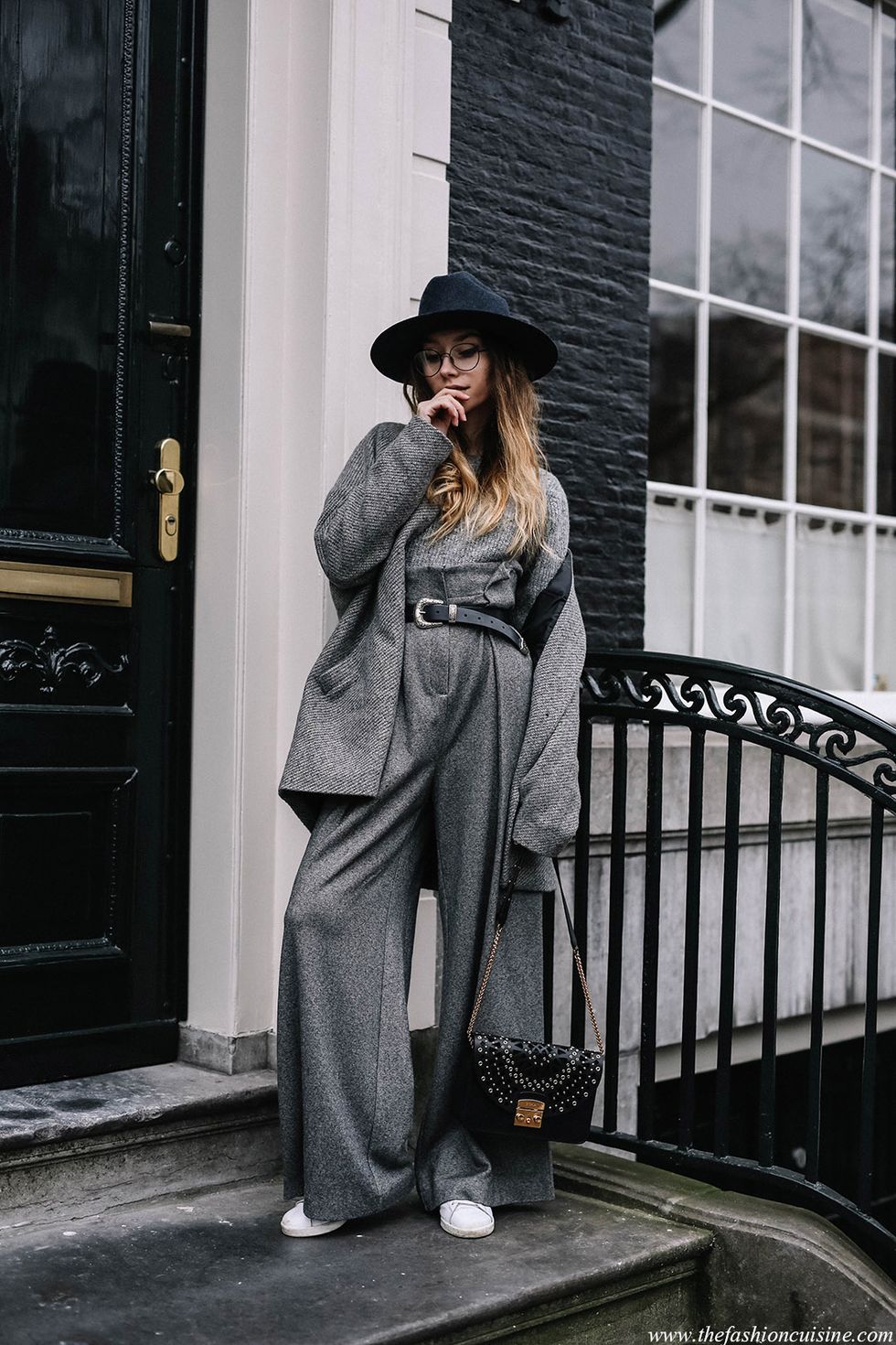 Street fashion, Clothing, Fashion, Snapshot, Outerwear, Photography, Black-and-white, Headgear, Trench coat, Dress, 