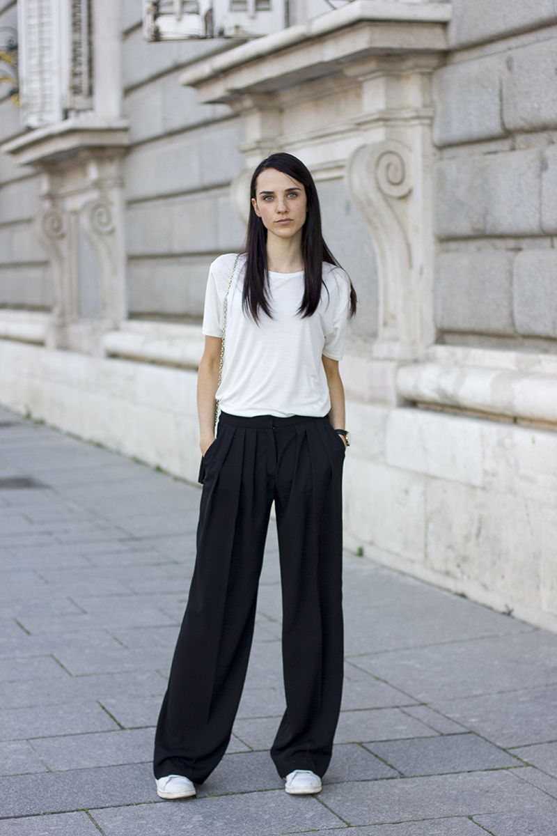 Con que blusa se best sale usan los pantalones palazzo