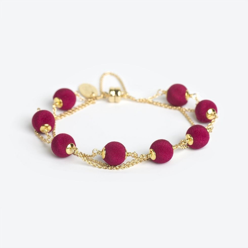 Jewellery, Magenta, Fashion accessory, Pink, Amber, Violet, Natural material, Body jewelry, Purple, Maroon, 