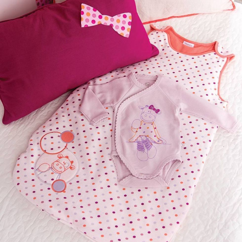 Textile, White, Pink, Pattern, Baby & toddler clothing, Bag, Embellishment, Shoulder bag, Pattern, Undergarment, 