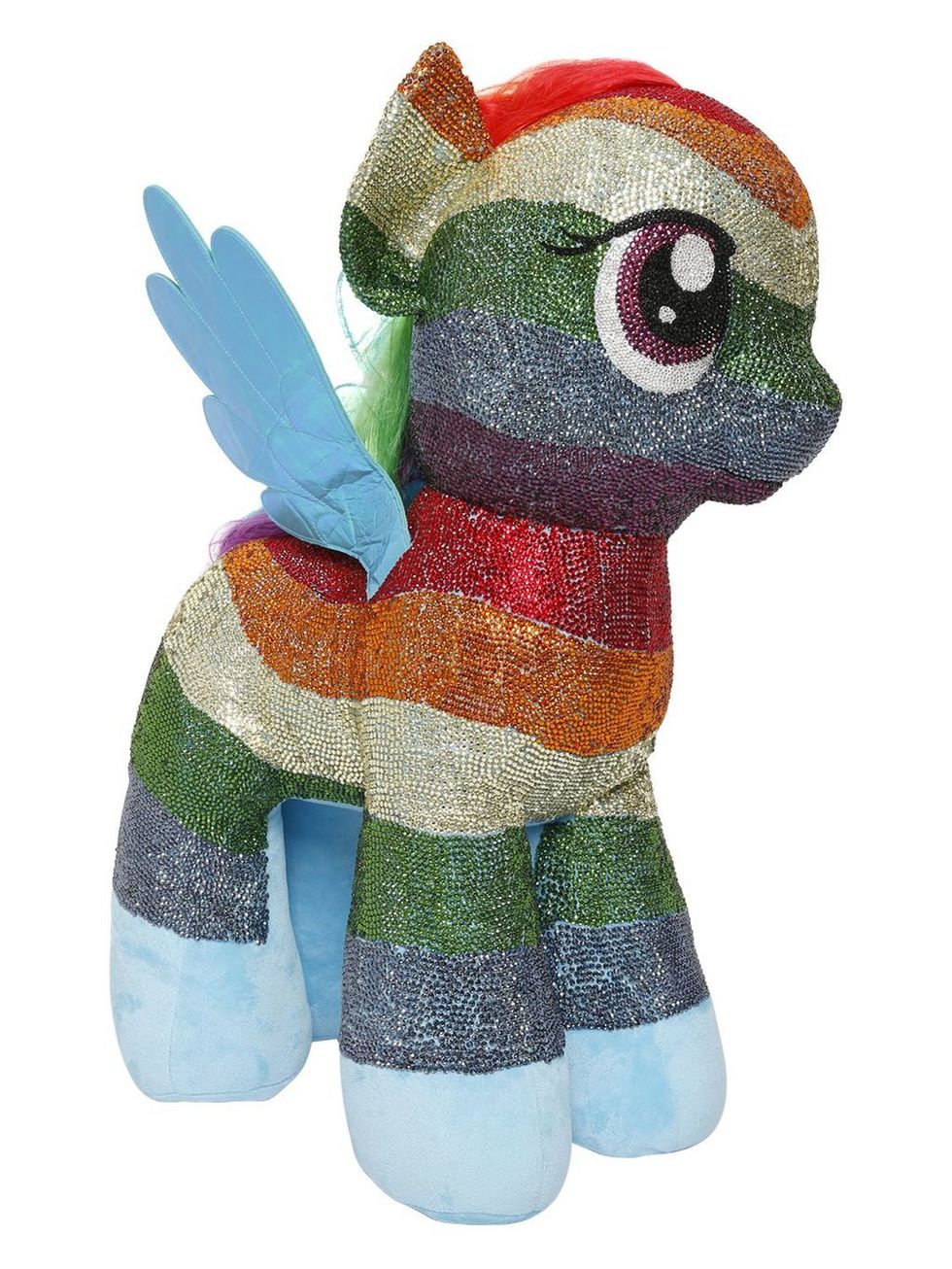 Green, Toy, Colorfulness, Stuffed toy, Fictional character, Dog supply, Creative arts, Dog clothes, Wool, Costume accessory, 