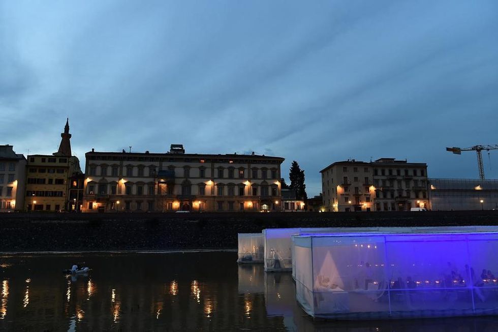 Reflection, Evening, Night, Dusk, Street light, Electricity, Channel, Reflecting pool, Palace, Metropolis, 