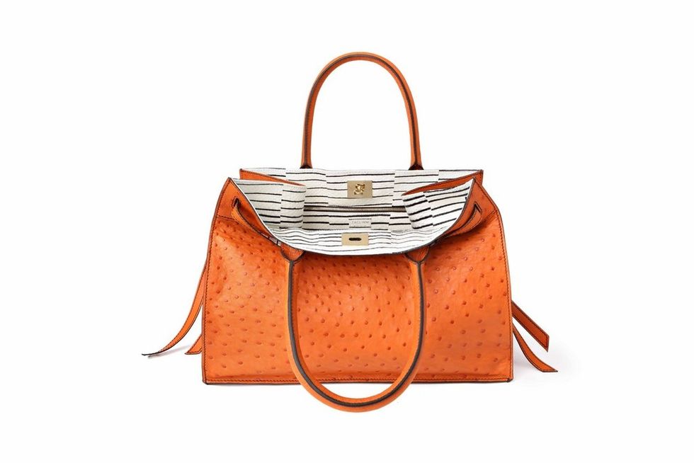 Product, Bag, Orange, Amber, Leather, Shoulder bag, Tan, Luggage and bags, Peach, Metal, 