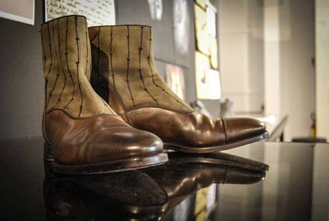 Footwear, Brown, Shoe, Boot, Tan, Leather, Beige, Liver, Work boots, Still life photography, 