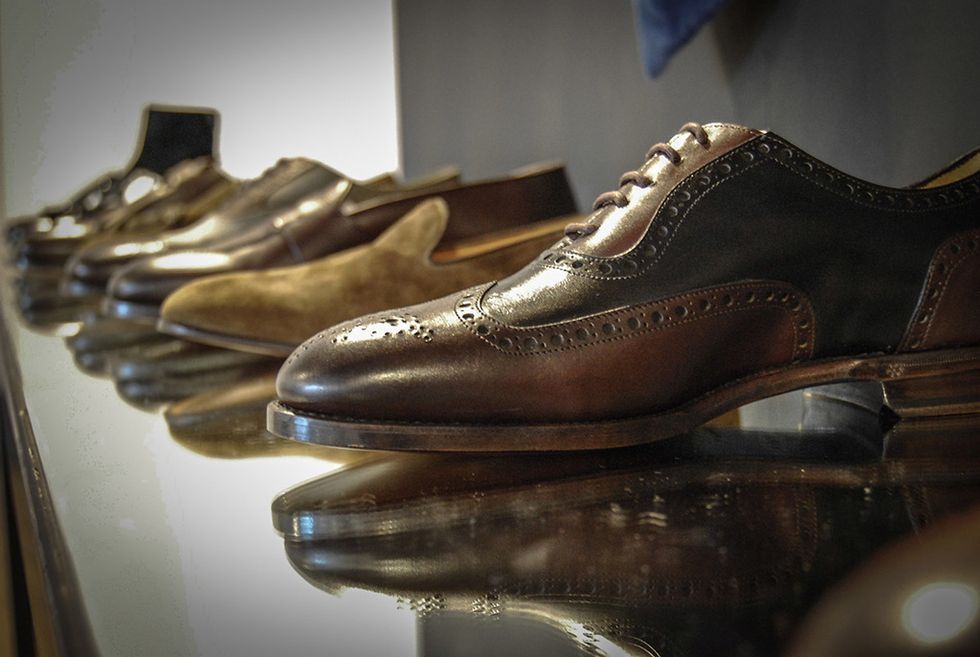 Footwear, Brown, Tan, Leather, Liver, Dress shoe, Oxford shoe, Bronze, Still life photography, Brand, 