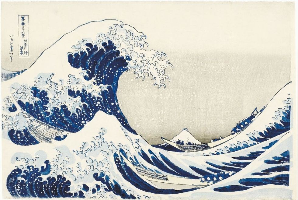Fluid, Slope, Art, Illustration, Tsunami, Wave, Painting, Drawing, Wind wave, 