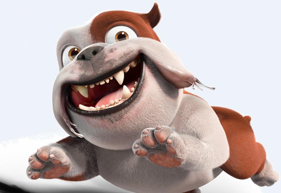 Organism, Toy, Facial expression, Animation, Snout, Cartoon, Terrestrial animal, Animated cartoon, Tooth, Animal figure, 