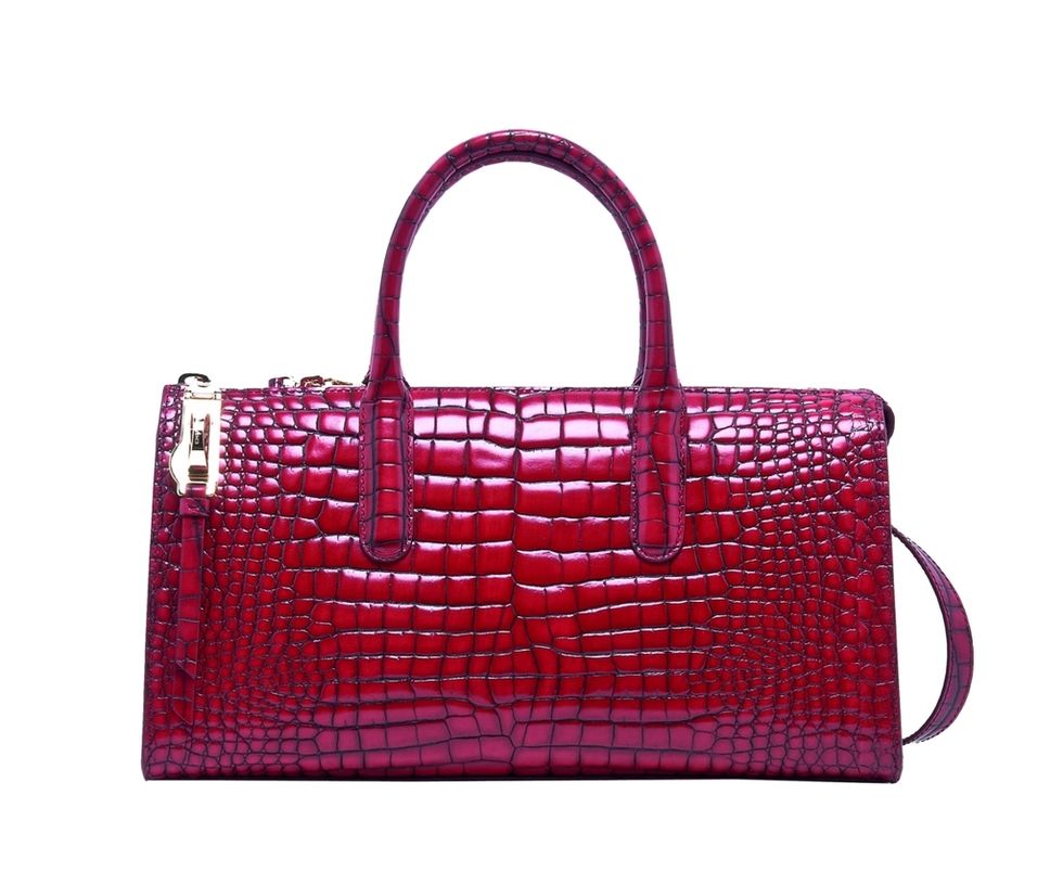 Product, Bag, Red, Magenta, Shoulder bag, Maroon, Luggage and bags, Violet, Strap, Coquelicot, 