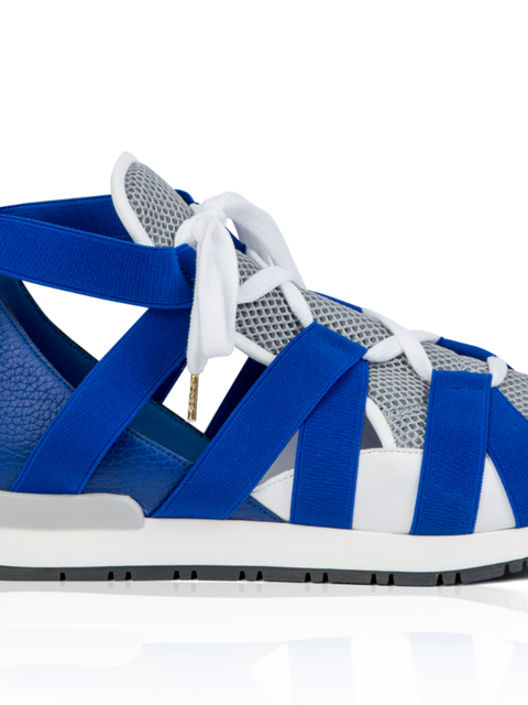 Footwear, Blue, Product, Shoe, White, Sneakers, Carmine, Electric blue, Logo, Athletic shoe, 