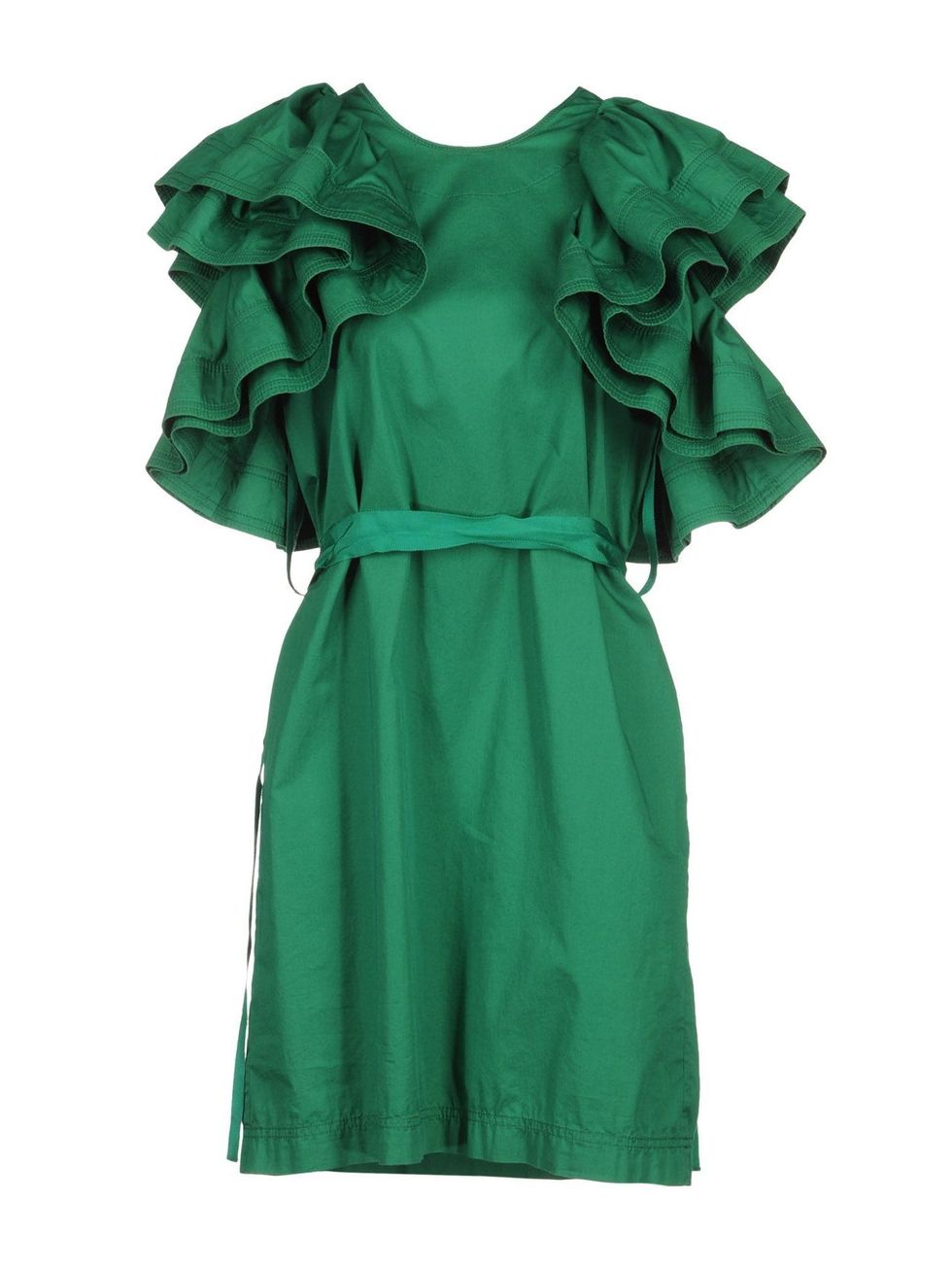 Green, Sleeve, Textile, Collar, Teal, Turquoise, Aqua, Dress, Fashion, One-piece garment, 