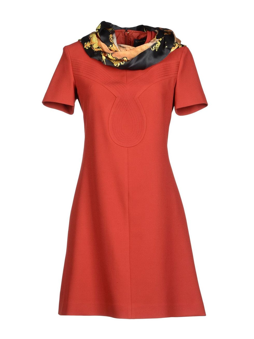 Sleeve, Textile, Red, Dress, Orange, Carmine, Fashion, One-piece garment, Maroon, Neck, 