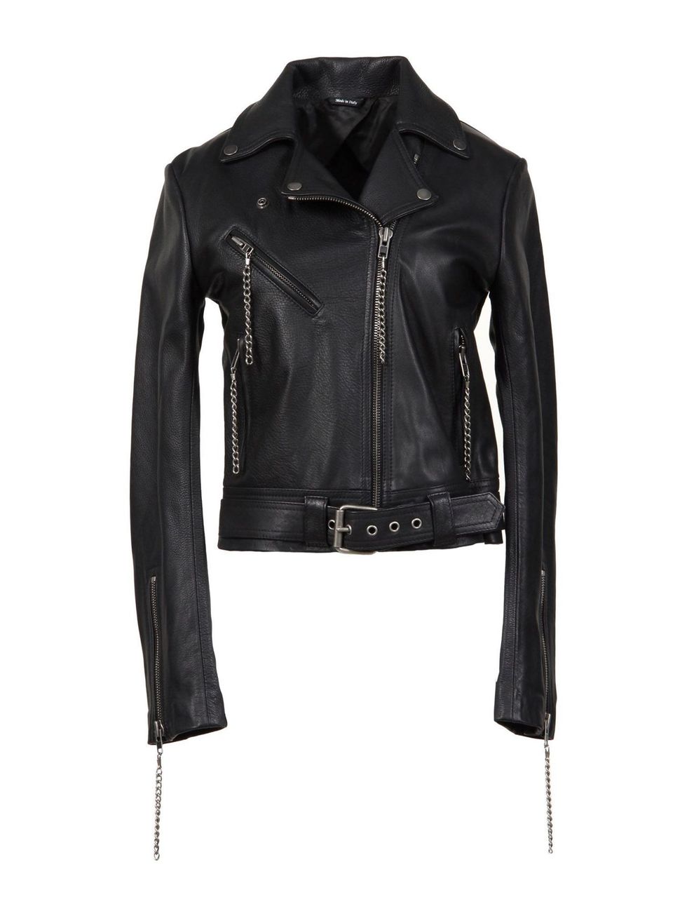 Jacket, Sleeve, Collar, Textile, Outerwear, Coat, Fashion, Leather, Black, Leather jacket, 