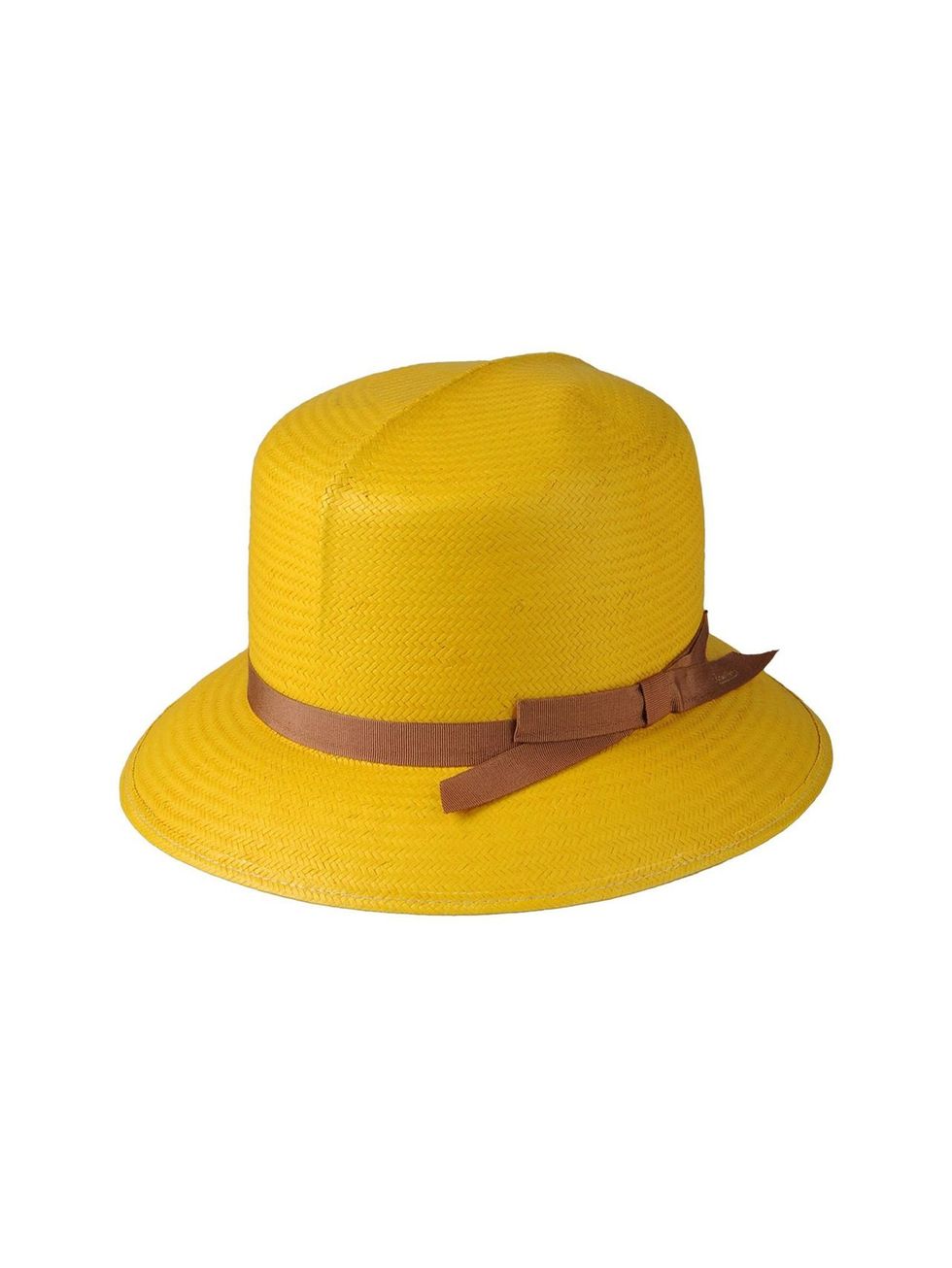 Yellow, Hat, Line, Headgear, Costume accessory, Orange, Beige, Tan, Costume hat, Cylinder, 